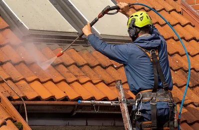 Démoussage et hydrofuge de toiture à Bourran